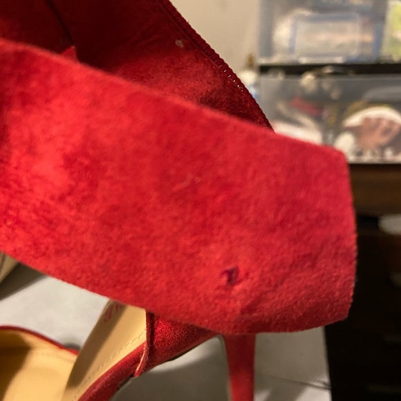 red high heel with bow - Picture 5 of 5